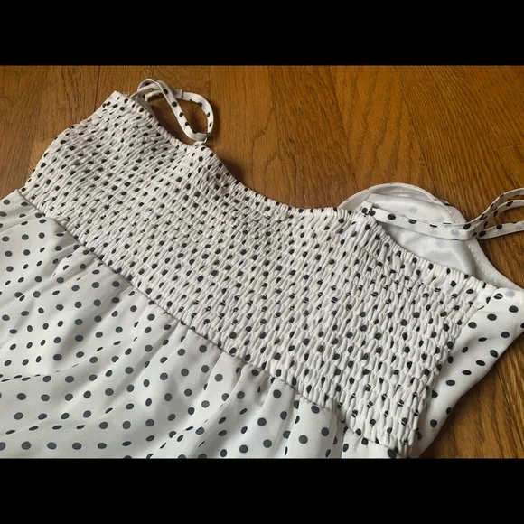 Sold 🎈Polka dot ruffle maxi slip dress size M - Picture 11 of 12